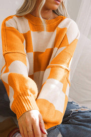 Cassie Checkered Sweater