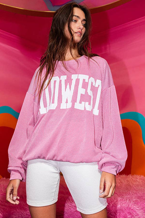 "Midwest" Oversized Sweatshirt