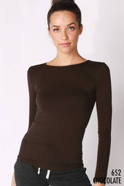 Nancy Long Sleeve Crew Neck Top