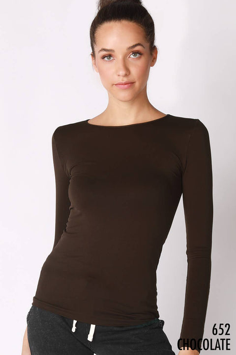 Nancy Long Sleeve Crew Neck Top