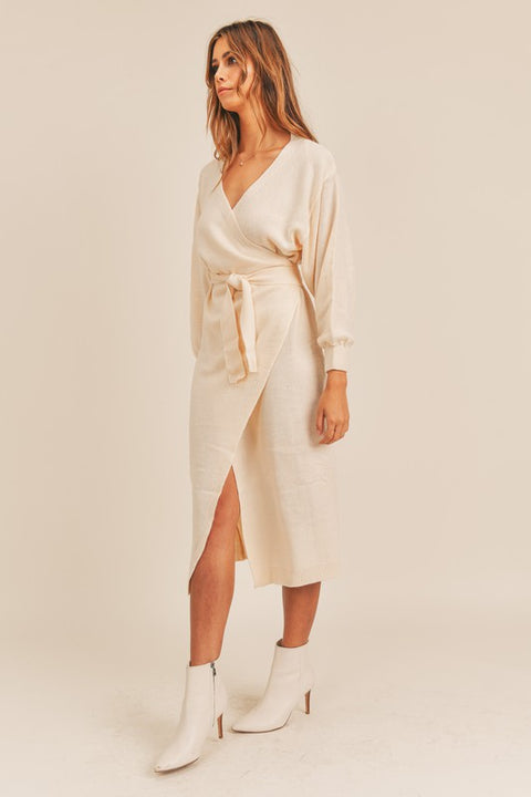 Angie Sweater Wrap Dress