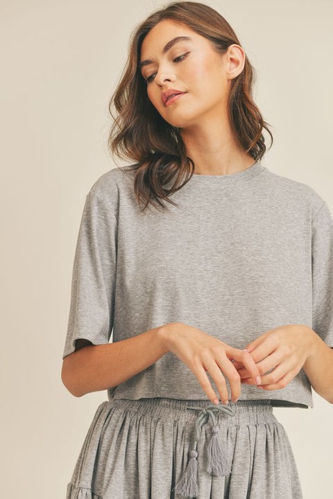 Alexis Crop Top and Mini Skirt Set