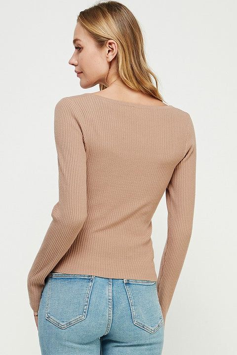 Lynne Ribbed Top