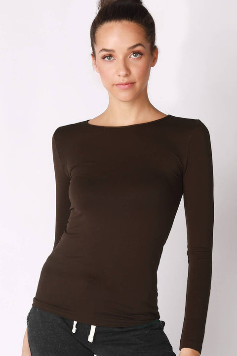 Nancy Long Sleeve Crew Neck Top