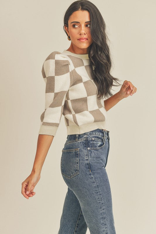 Sammi Checkered Sweater