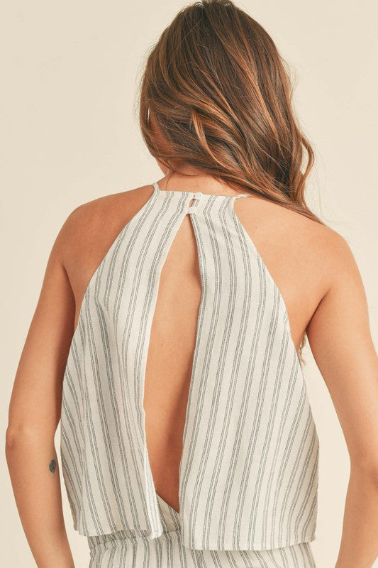 Lilith Stripe Romper