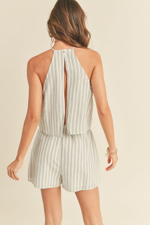Lilith Stripe Romper
