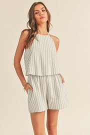 Lilith Stripe Romper