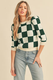 Sammi Checkered Sweater