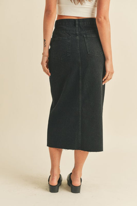 Bodhi Denim Midi Skirt