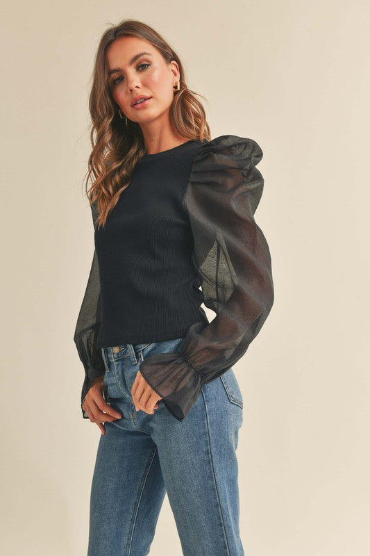 Maisie Puff Sleeve Top