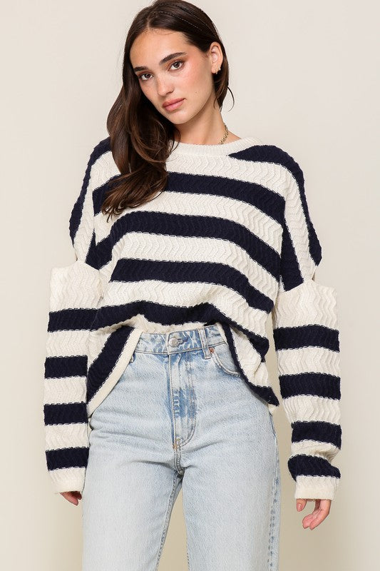 Atlas Striped Sweater