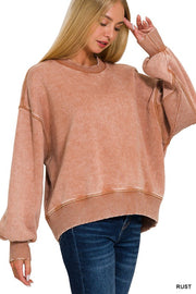 Marie Fleece Oversized Sweatshirt