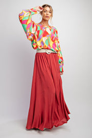 Poppy Linen Maxi Skirt