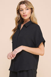 Sadie Short Sleeve Button Down