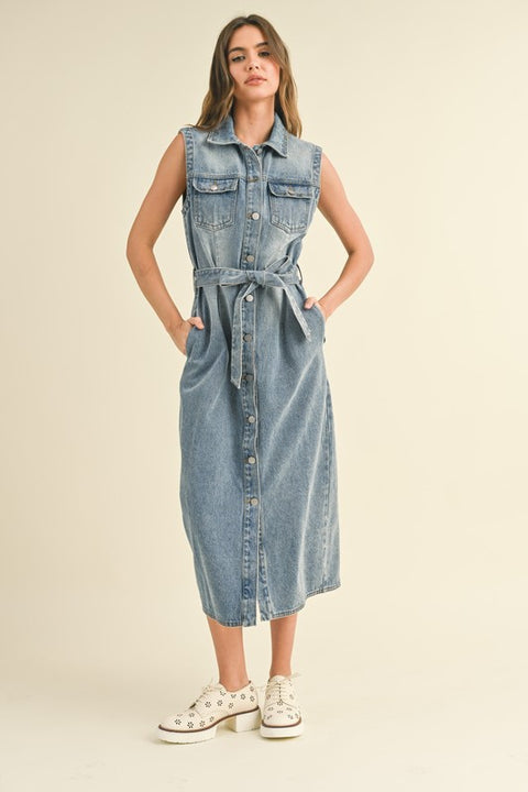 Liberty Denim Dress