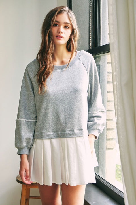 Camille Oversized Sweatshirt Dress