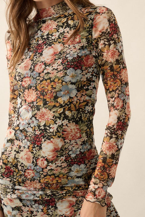 Jemma Floral Midi Dress