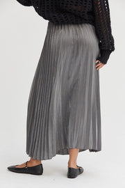 Jessa Pleated Midi Skirt