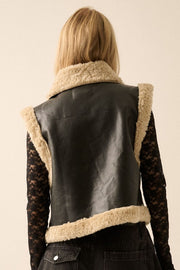 Gwynne Faux Leather Vest