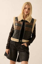 Gwynne Faux Leather Vest