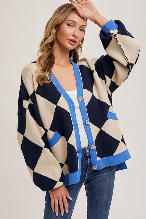 Arden Argyle Cardigan