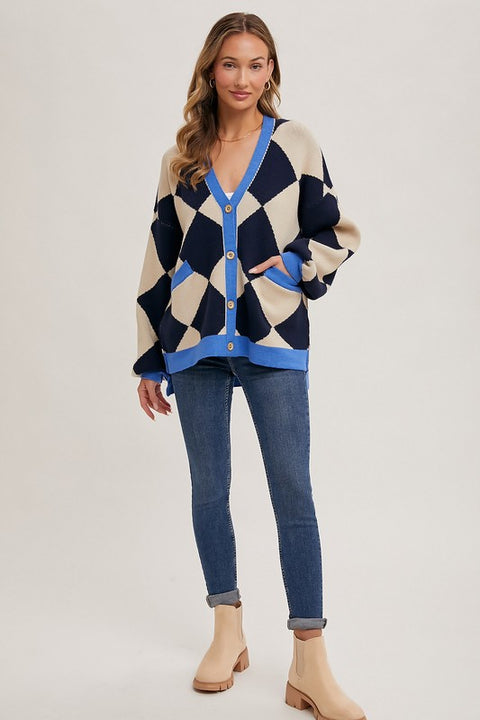 Arden Argyle Cardigan