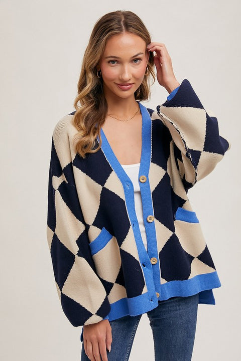 Arden Argyle Cardigan