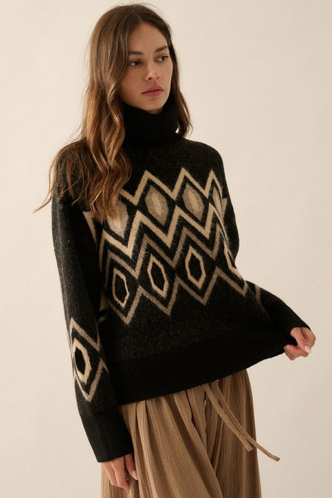 Randy Argyle Turtleneck Sweater