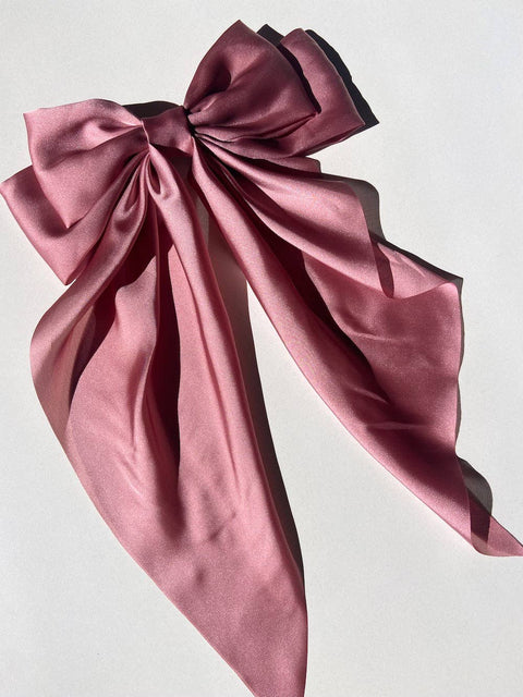 Long Satin Bow