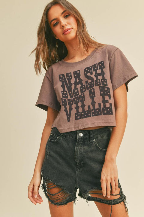 Nashville Cropped Tee