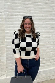 Sammi Checkered Sweater