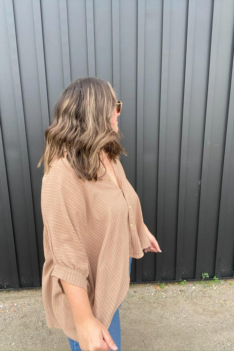 Honey Button Down Shirt