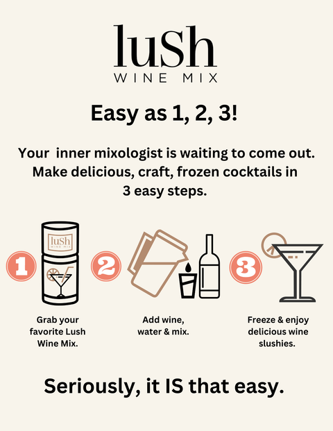 Lush Wine Mix - Organic Cocktails & Mocktails