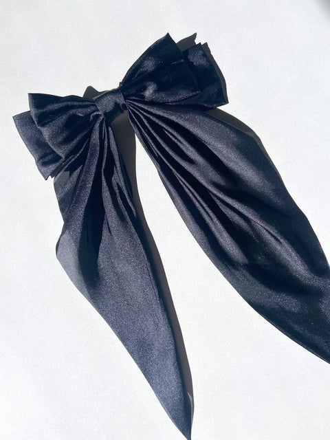 Long Satin Bow