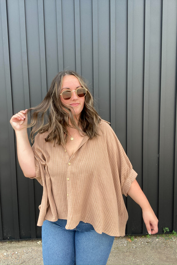 Honey Button Down Shirt