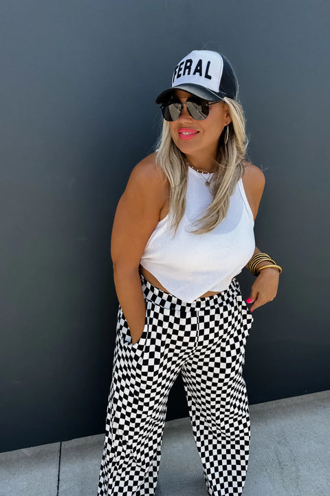 Mikaela Checkered Pants