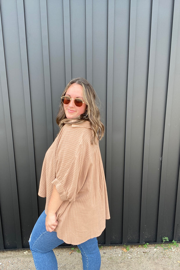 Honey Button Down Shirt