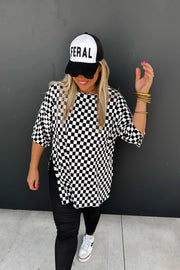 Mikaela Checkered Top