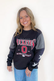 Ohio State Buckeyes Mesh Crewneck