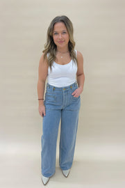 Kourtney Wide Leg Denim