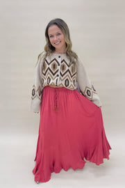 Poppy Linen Maxi Skirt