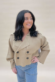 Karina Sweater Trench Jacket