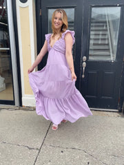 Flora Tiered Midi Dress