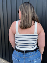 Josephine Striped Crop