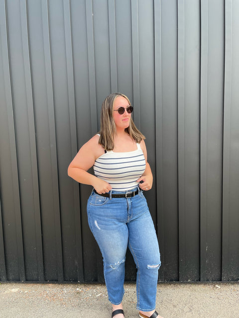Josephine Striped Crop