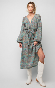 Omari Chiffon Midi Dress