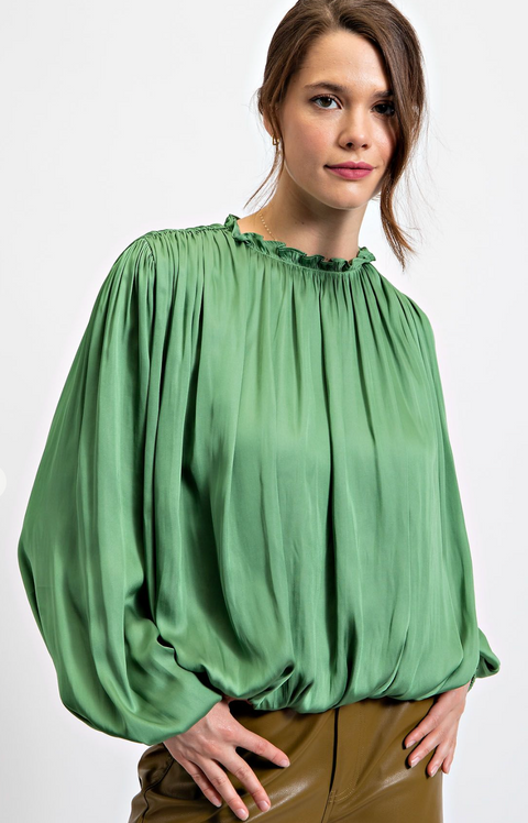 Janie Satin Blouse