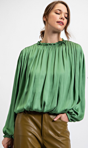 Janie Satin Blouse