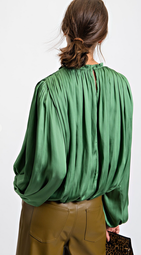 Janie Satin Blouse